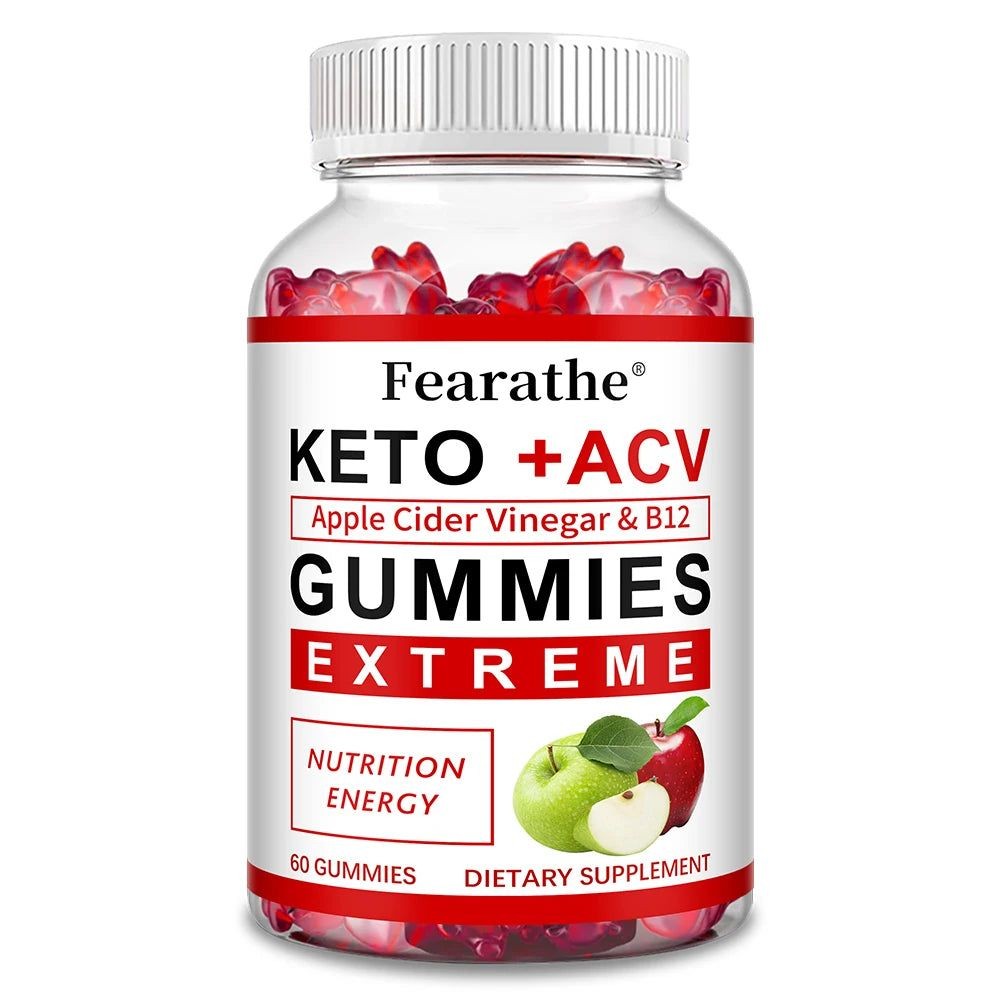 Keto Apple Cider Vinegar Gummies Supplement Weight Loss,